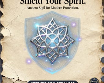 Energetic Boundary Sigil-Digital Protection Shield against Negativity, Spiritual Defense Badge, Protection Sigil, Digital Download