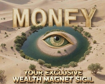 Fast Money Magnet, Extremely Powerful Money Sigil, Attract Wealth and Abundance Sigil, Personalized Ritual, Leads to YOUR Success and Wealth