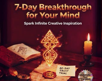 Unlock Your Creative Potential: Sigil Flow Kit with PDF & JPEG Usage Guide, Perfect for Mindful Moments, Boost New Ideas