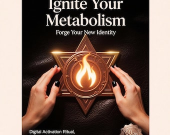 Metaphysical Weight Loss Rune | Digital Ritual Guide for Metabolism Boost & Body Shaping | Eco-Friendly Virtual Product | 60 Day Guarantee