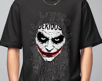 Joker "Why So Serious" Graphic T-Shirt: | Dark Joker-Inspired