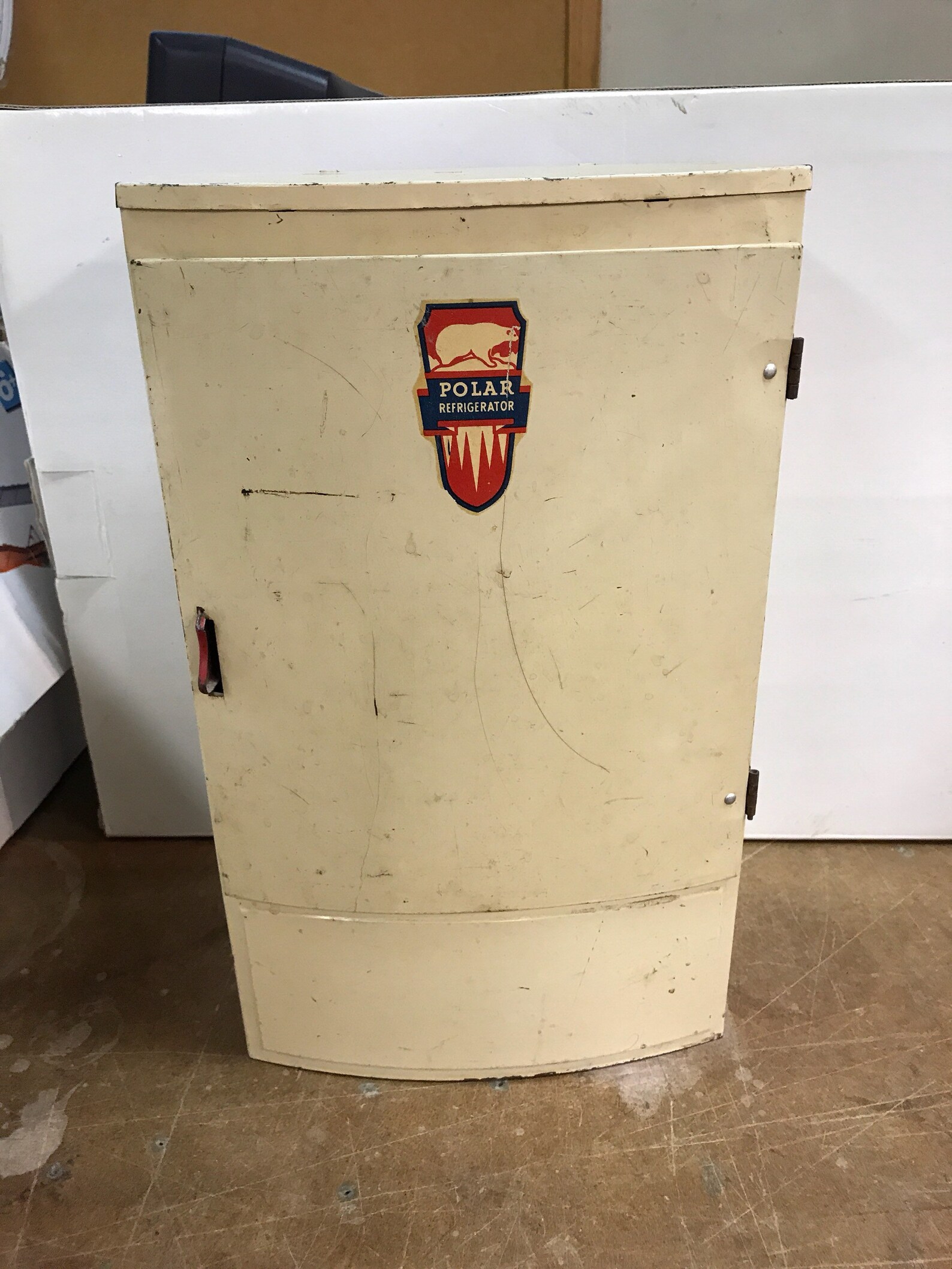 Antique vintage metal pretend play toy Refrigerator Wolverine Etsy