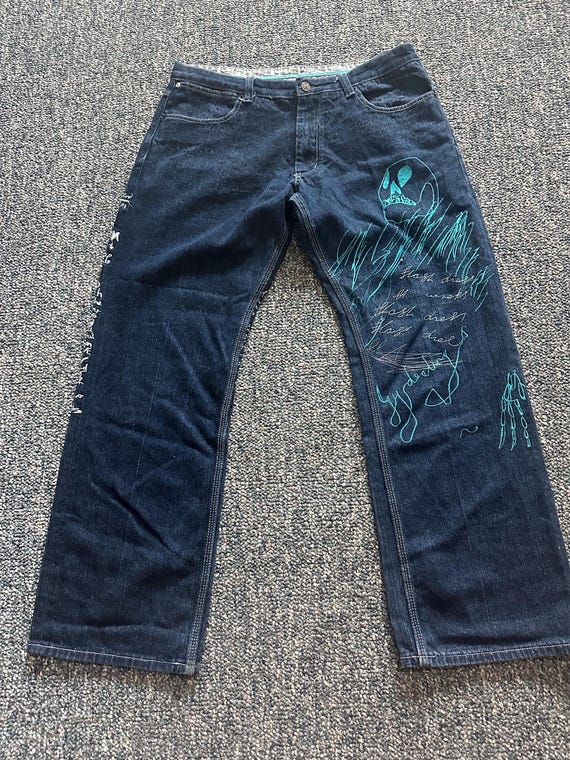 【2plan】24FW★ [LAN ARCHIVE] Dust Cutting Denim Necktie 2PLAN
