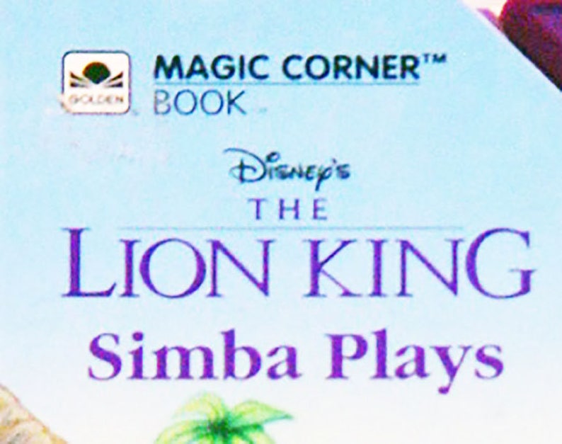 lion king book with sounds