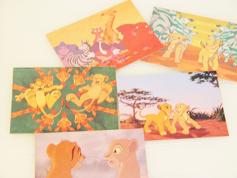 Disney Lion King Trading Card Set of 90 Etsy