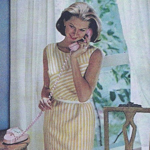 Retro Telephone 4 Ads Mid Century Nuclear Family Set of 4 Color Originals 50s 60s 7 x 10 inch 18 x 25 cm image 4