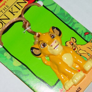 Lion King Simba Necklace Plastic on Cord Mint
