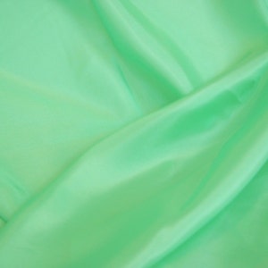 Elf Green Silky Fabric- Eco Redhead Girl Lingerie- 1.5 yds