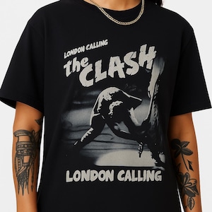 The Clash London Calling T-Shirt Punk Rock Band Tee Vintage Inspired Album Cover Shirt