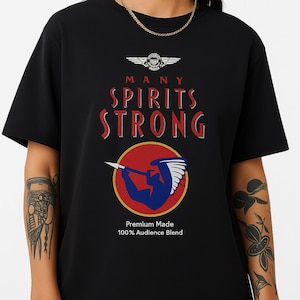 Widespread Panic Many Spirits Strong Shirt Band Merch Graphic Tee Fan Made Jam Rock T-shirt
