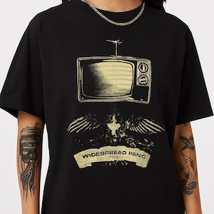 Widespread Panic Four Album Shirt Vintage TV Graphic Tee Retro Band Merch Jam Rock T-shirt