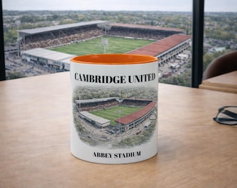 Tasse à café du Cambridge United FC - Abbey Stadium de 1932 à aujourd'hui