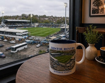Tasse à café Bristol Rovers FC - Memorial Stadium 1921 - aujourd'hui