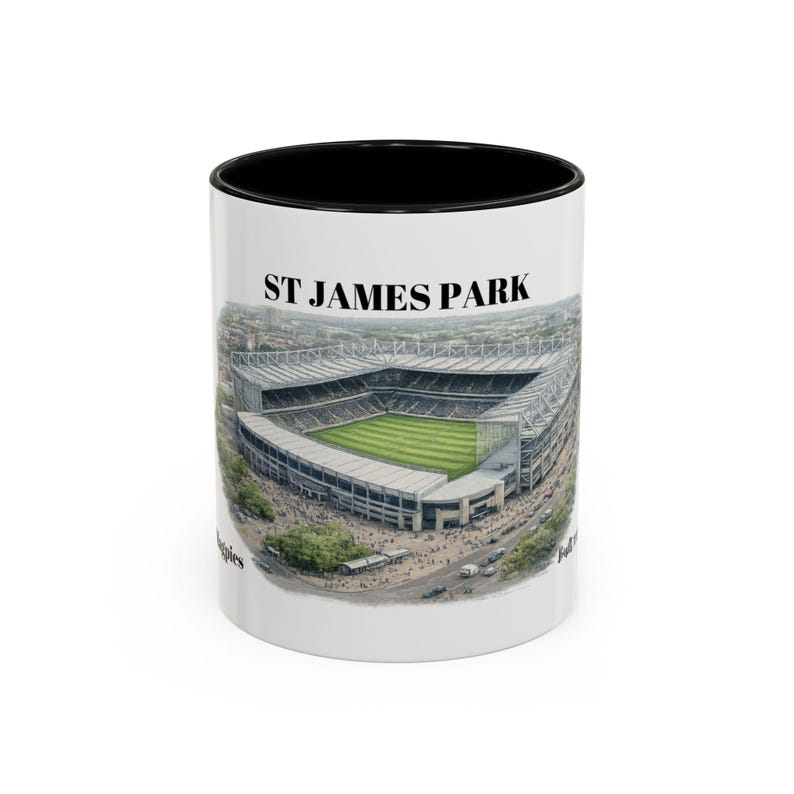 Taza de St. James Park – Taza de café del estadio de fútbol del Newcastle United imagen 3