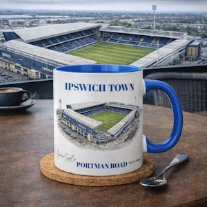 Ipswich Town FC Coffee Cup - Portman Road Stadium 1884 - Present