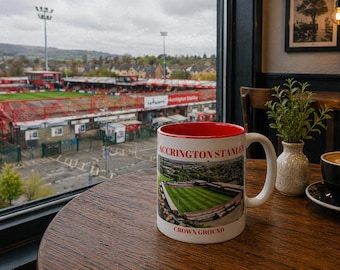 Accrington Stanley FC Coffee Cup - Crowd Ground Stadium 1968 - aujourd'hui