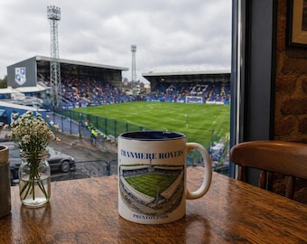 Tasse à café Tranmere Rovers FC - Prenton Park Stadium 1912 - aujourd'hui