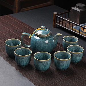 Retro Ceramic Tea Sets | Ceramic Filter Teapots | Kung Fu Tea Sets | Handmade Tea Sets | Tea Ceremony Sets | Afternoon Tea Sets