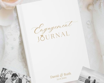 Carnet de notes personnalisé pour fiançailles : cadeau personnalisé pour future mariée, idée cadeau pour les fiançailles