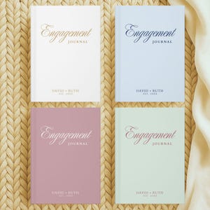Engaged Journal Personalized Engagement Present: Custom Wedding Journal Gift ...