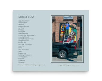 Kunstdruck - Foto/Gedicht