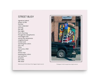 Kunstdruck - Foto/Gedicht