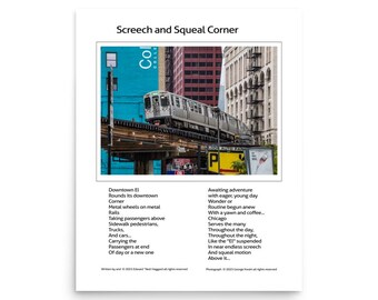 Art print photo/poem