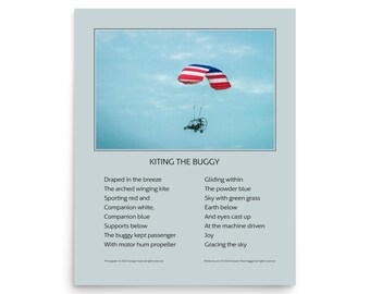 Kunstdruck - Foto/Gedicht