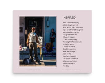 Kunstdruck - Foto/Gedicht