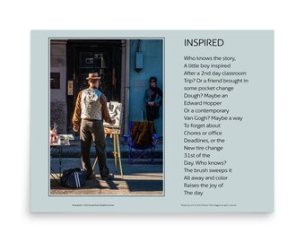 Kunstdruck - Foto/Gedicht