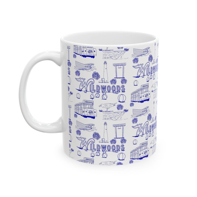 Wildwood Artistic Ceramic Mug | New Jersey Souvenir image 4