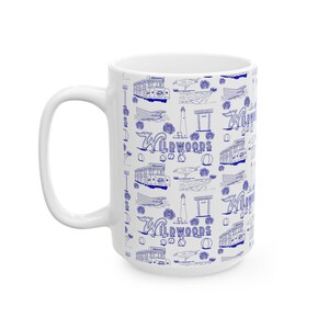Wildwood Artistic Ceramic Mug | New Jersey Souvenir image 7
