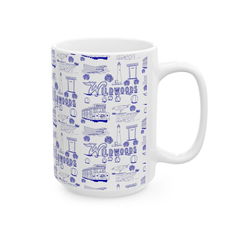 Wildwood Artistic Ceramic Mug | New Jersey Souvenir image 9