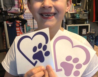 Paw Love decal