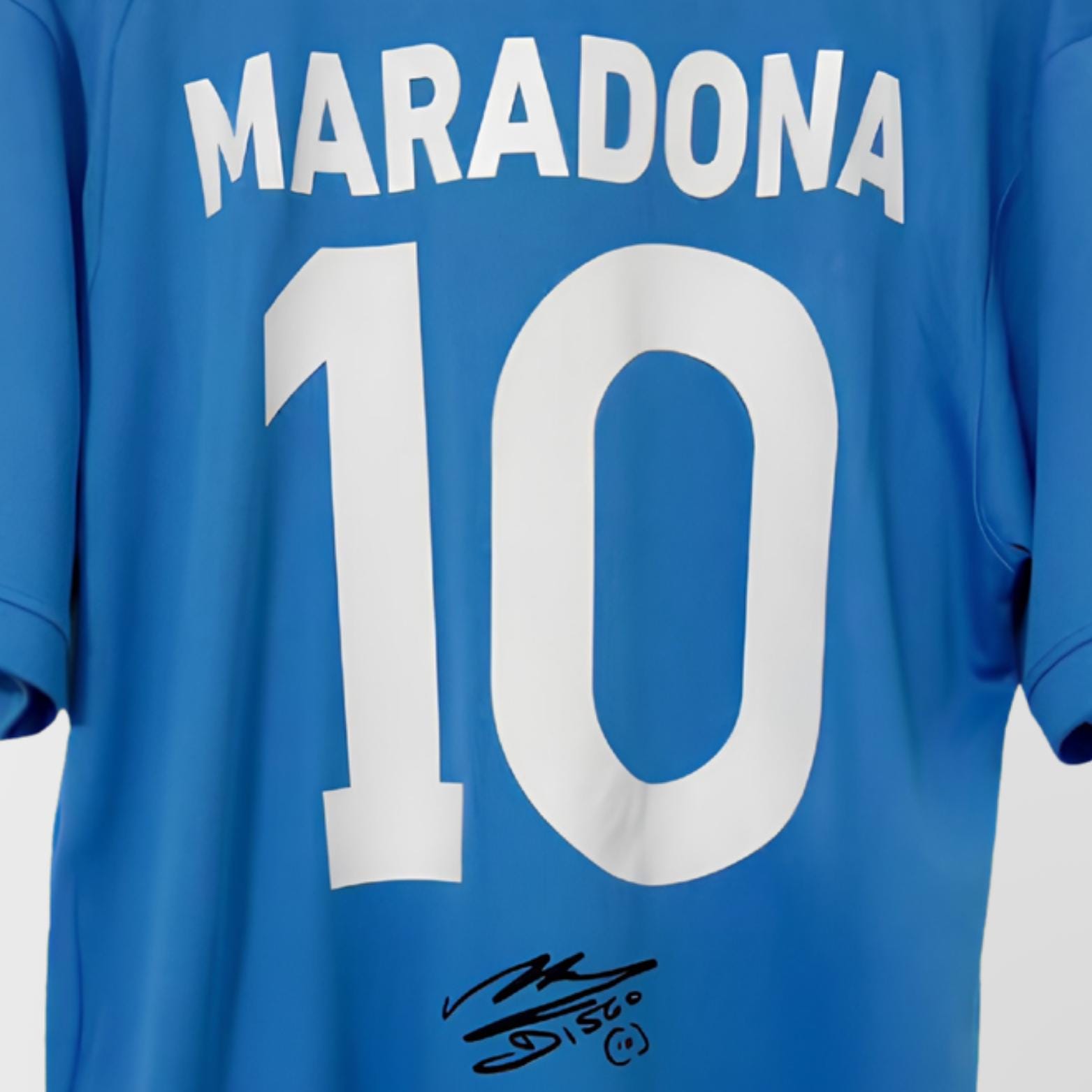 Diego Maradona Napoli 1987 Signed Shirt + Certificate (see