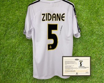 Zinedine Zidane Real Madrid 2003–04 Signed Shirt + Certificate