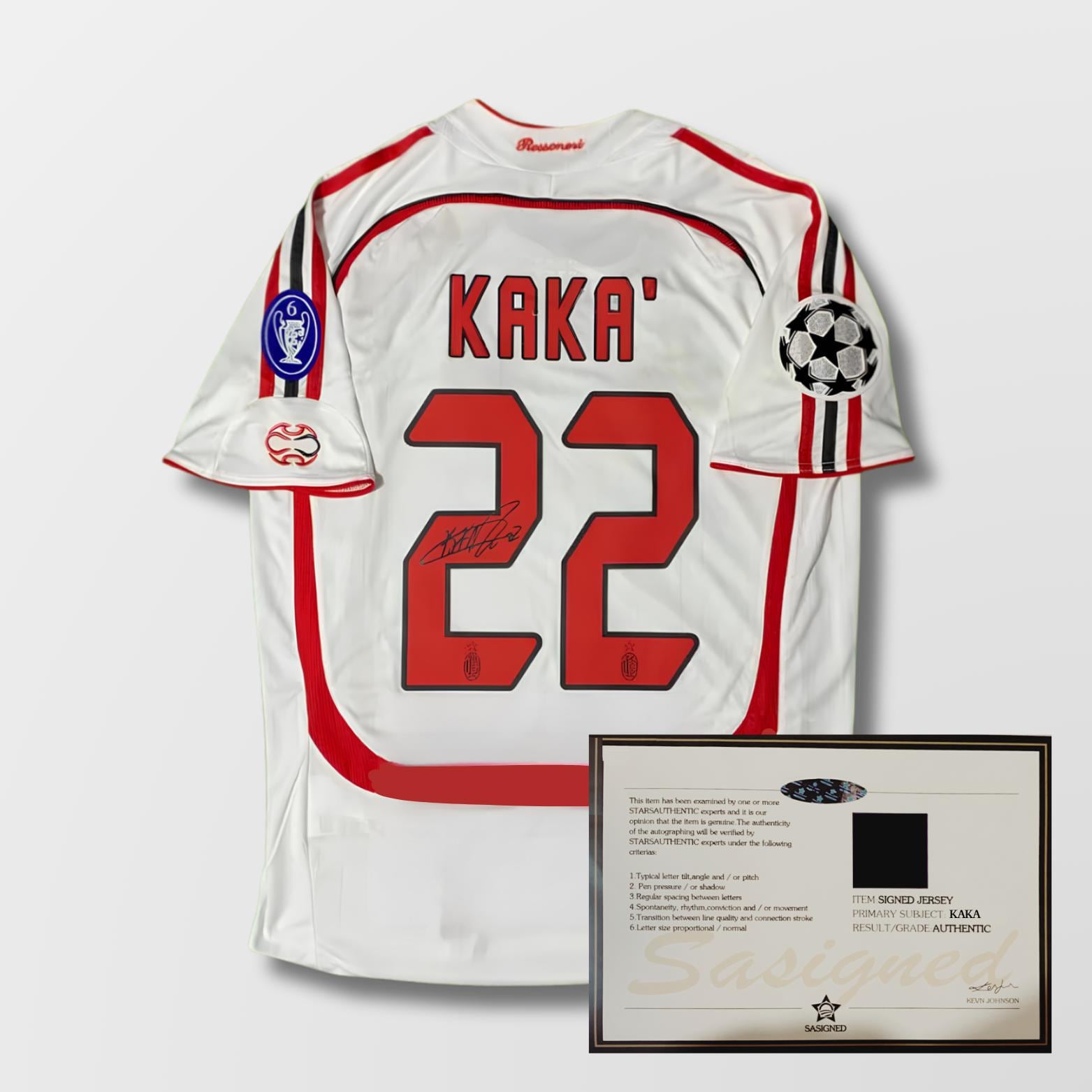 Kaká AC Milan 2006/07 Signed Shirt + Certificate (see Description