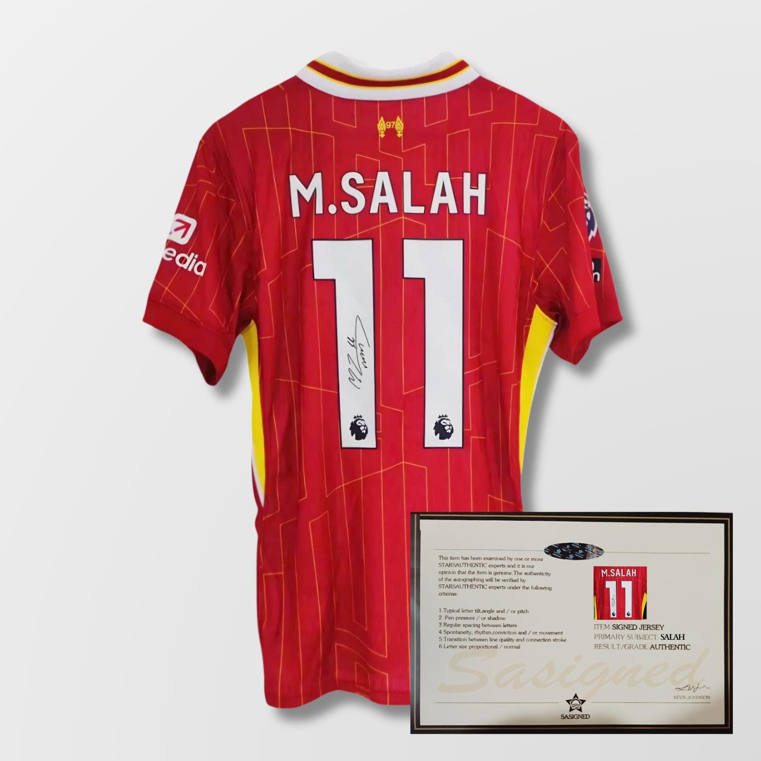 Salah signed jersey - Etsy 日本