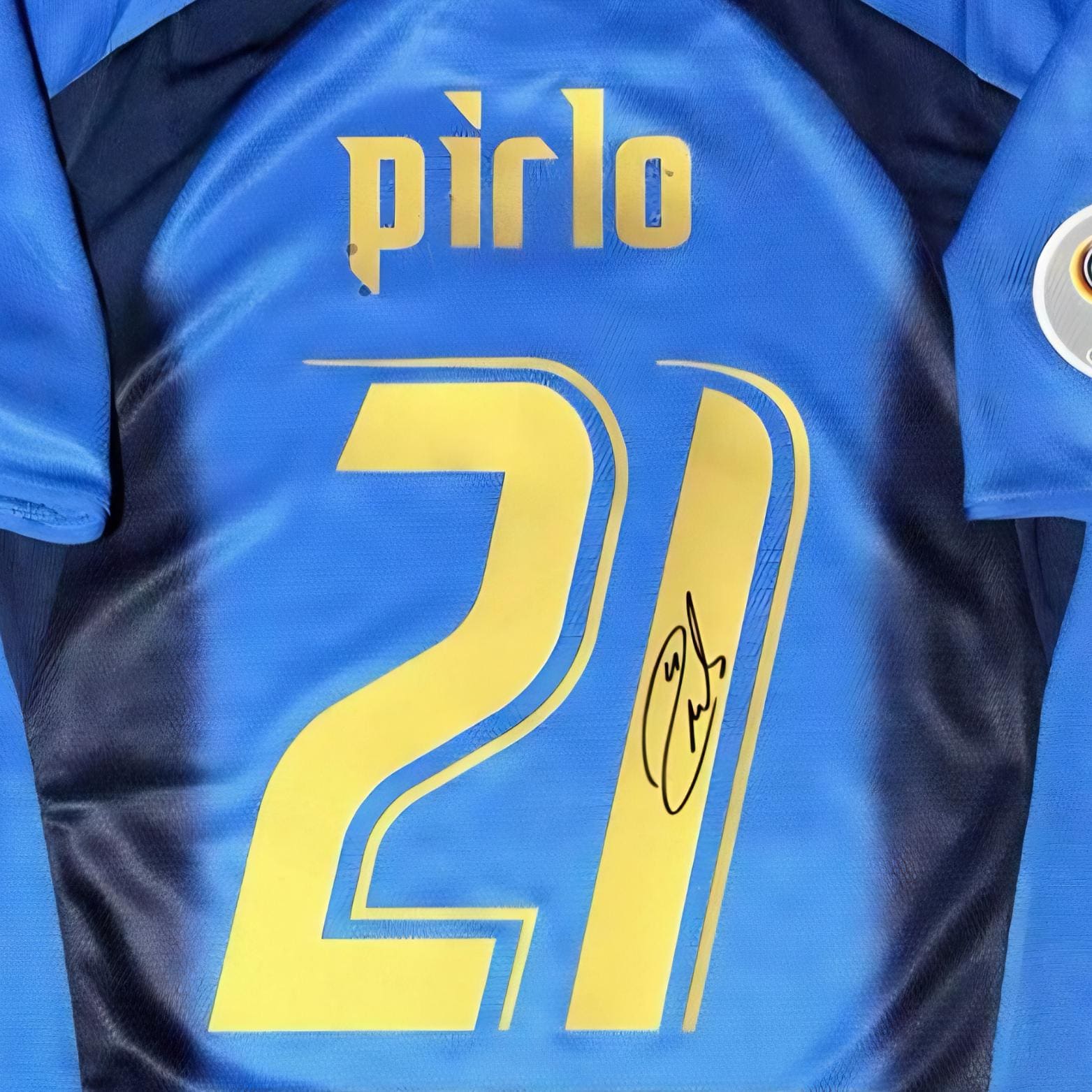 Andrea Pirlo Italy 2006 World Cup Signed Shirt + Certificate (see