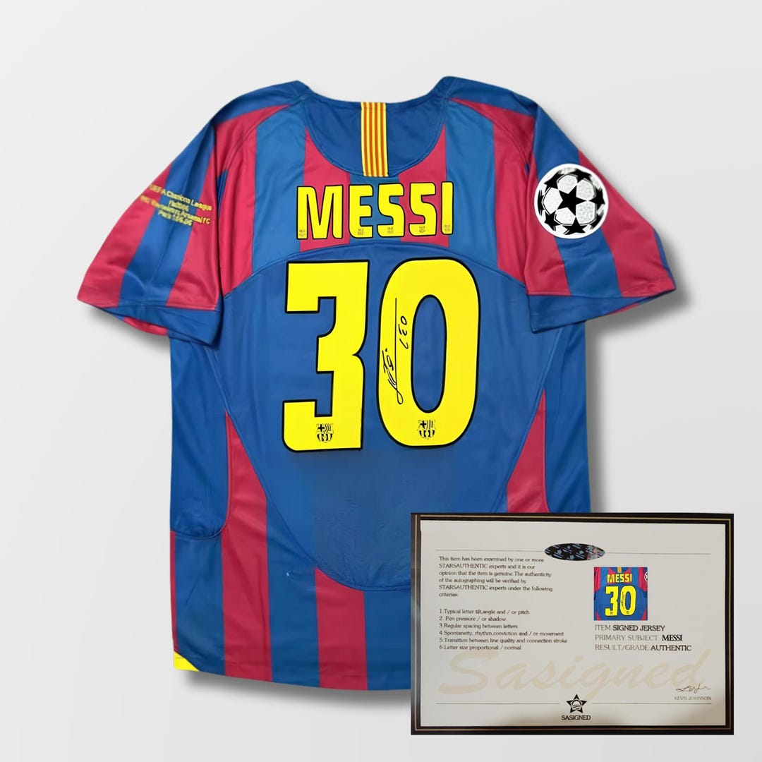 Lionel Messi FC Barcelona 2005/06 Signed Shirt + Certificate (see