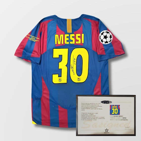 Lionel Messi FC Barcelona 2005/06 Signed Shirt + Certificate (see