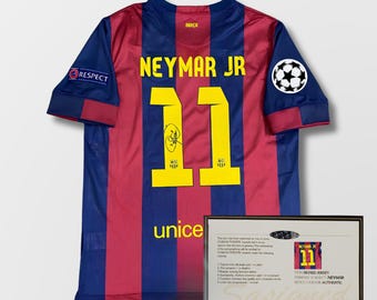 FC Barcelona 2014/15 Home Jersey Red Neymar Jr #11 - Etsy Canada