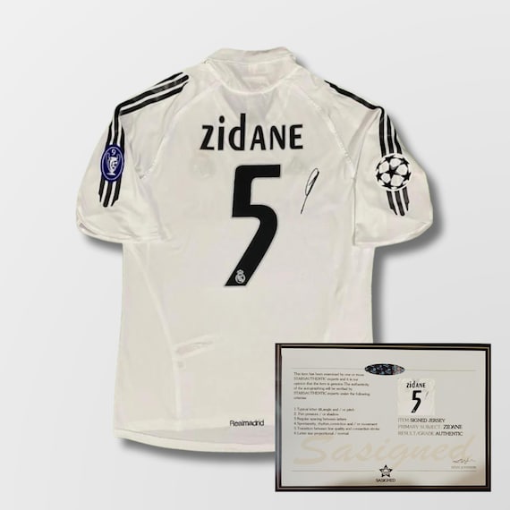 Zinedine Zidane Real Madrid 2005/06 Signed Shirt + Certificate