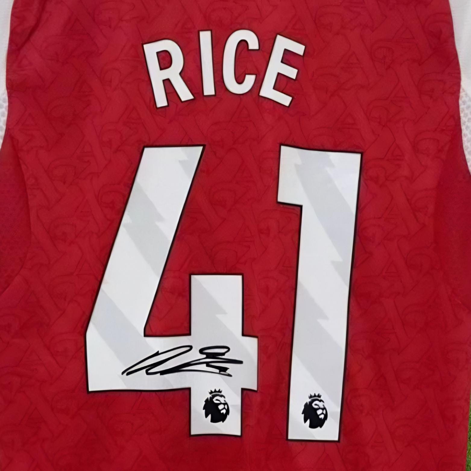 Declan Rice Arsenal 2025/26 Signed Shirt + Certificate (see Description ...