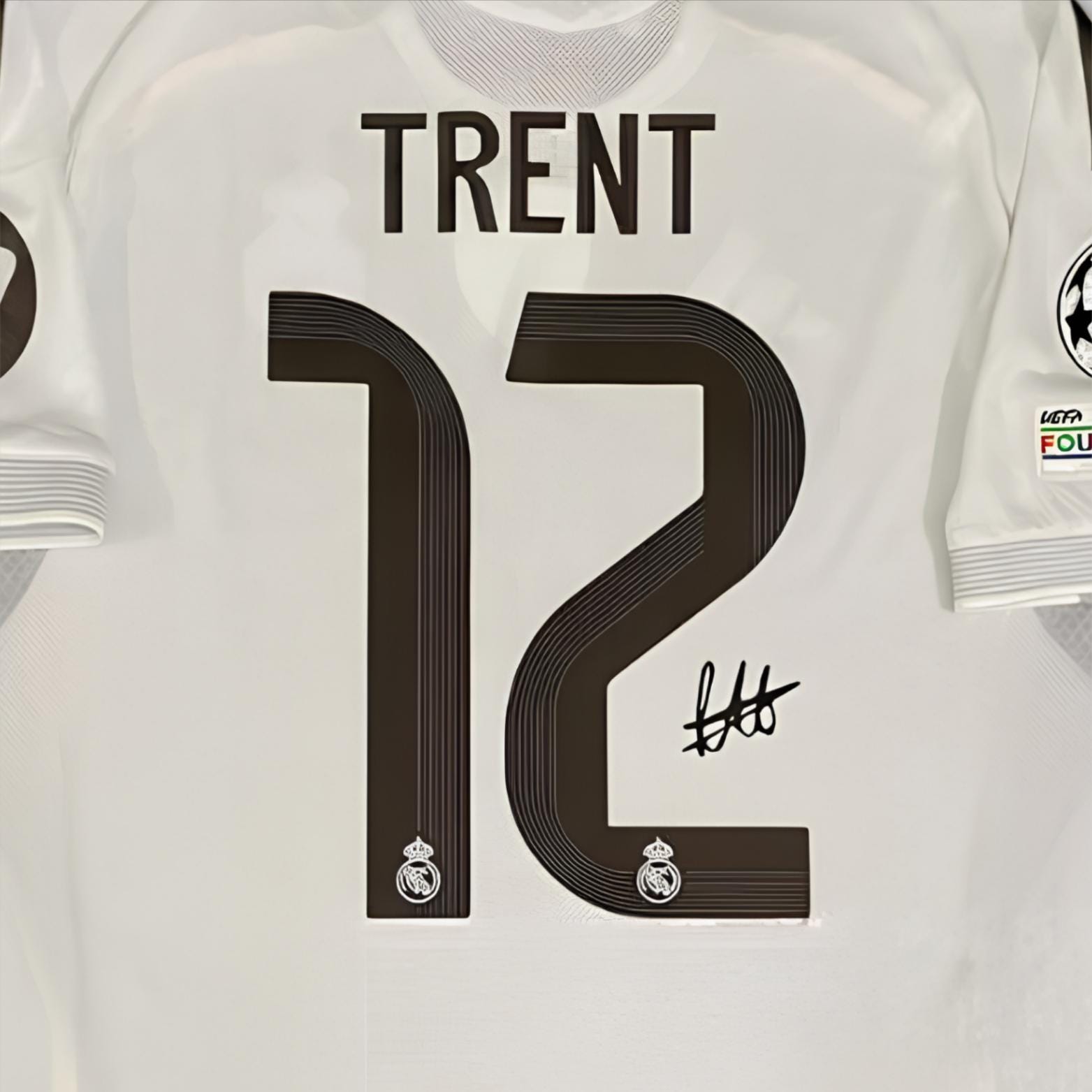 Trent Alexander-arnold Real Madrid 25/26 Signed Shirt +