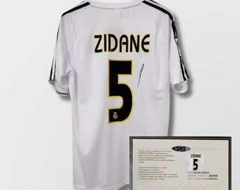 Zinedine Zidane Real Madrid 2003–04 Signed Shirt + Certificate