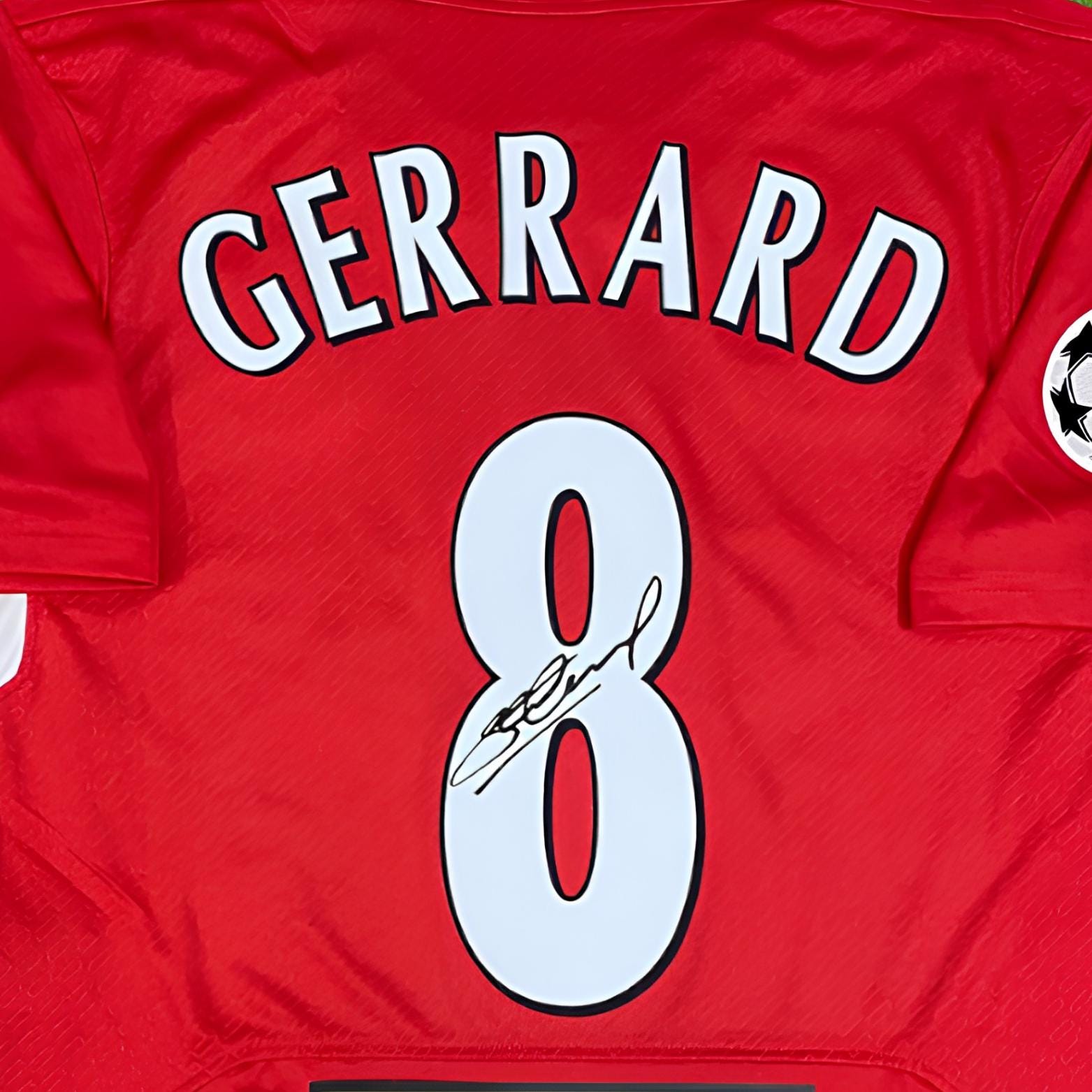 Steven Gerrard Liverpool 2004/05 Signed Shirt + Certificate (see
