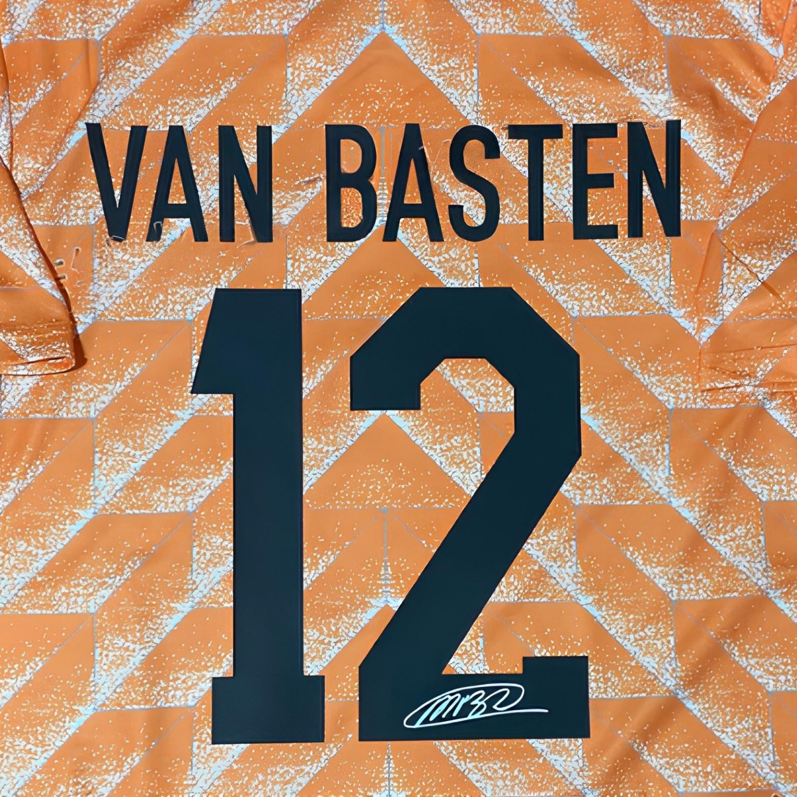 Marco Van Basten Netherlands 1988 Signed Shirt + Certificate (see