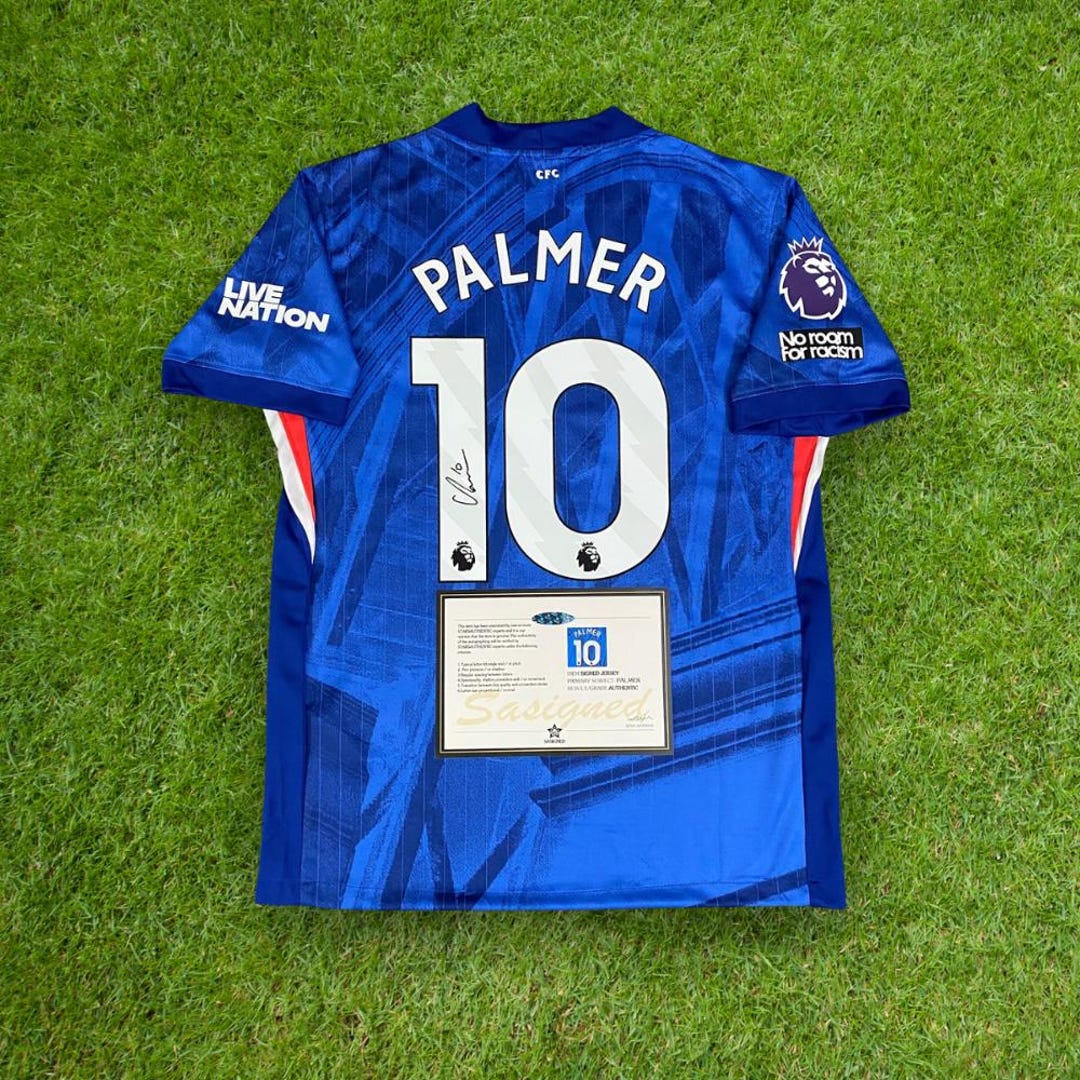 Cole Palmer Chelsea 25/26 Signed Shirt + Certificate (see