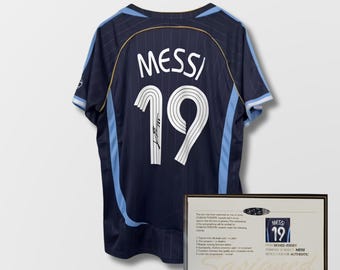 Lionel Messi Argentina 2006 World Cup Signed Shirt + Certificate (See Description)